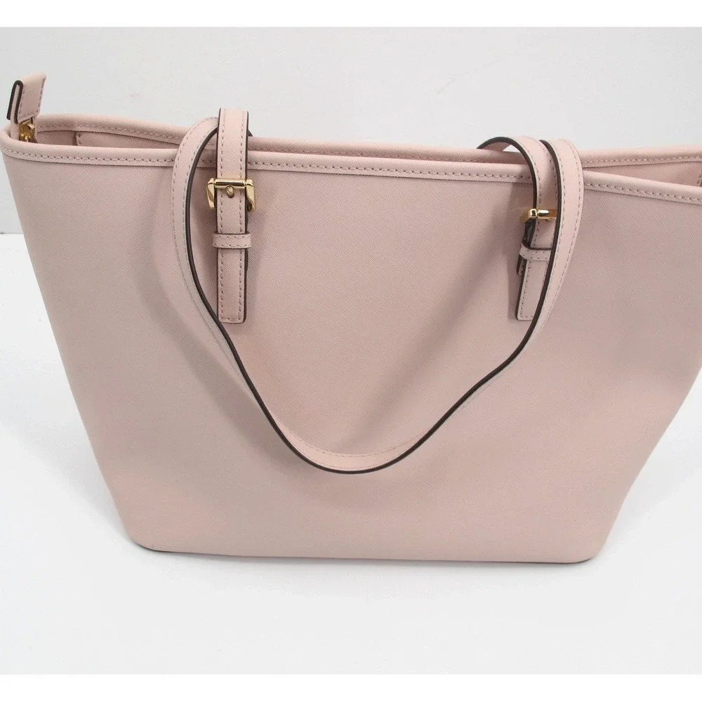 Michael Kors Jet Set Medium Travel Carryall Tote Bag Purse Light Pink‎